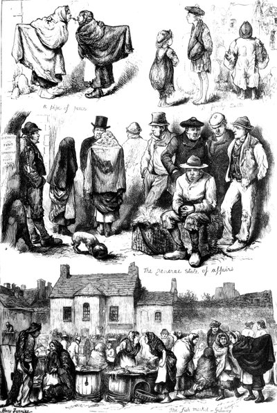 Sketches at Galway, illustration from 